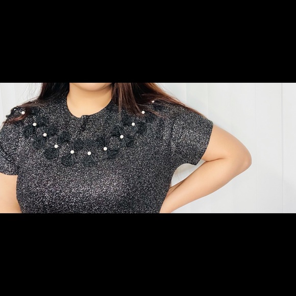 women sequin crop top - Picture 2 of 3